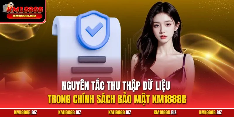 Nguyên tắc thu thập dữ liệu trong chính sách bảo mật KM1888B